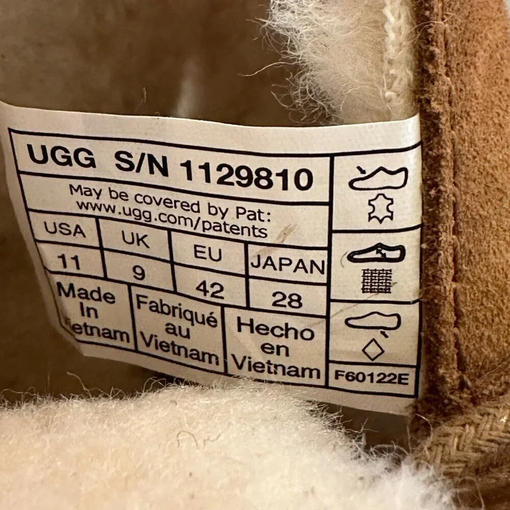 NEW Ugg Women's Quincy Lace up Suede Boot in Chestnut Tan - Size 11 - Picture 9 of 9